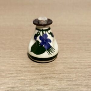 Torquay Ware Perfume Bottle Devon Violets